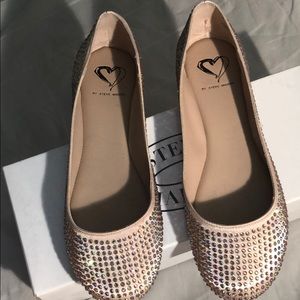 Steve Madden iridescent blush flats